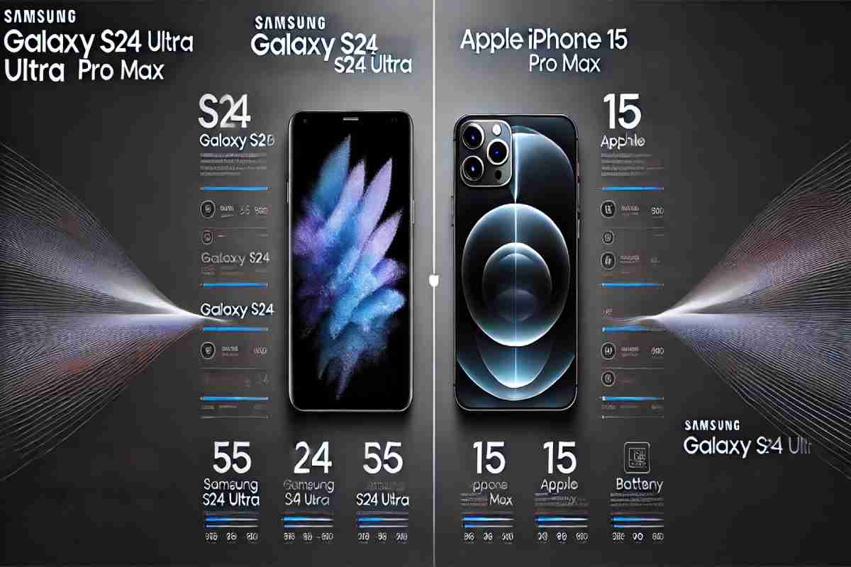 Samsung Galaxy S24 Ultra vs Apple iPhone 15 Pro Max Specs